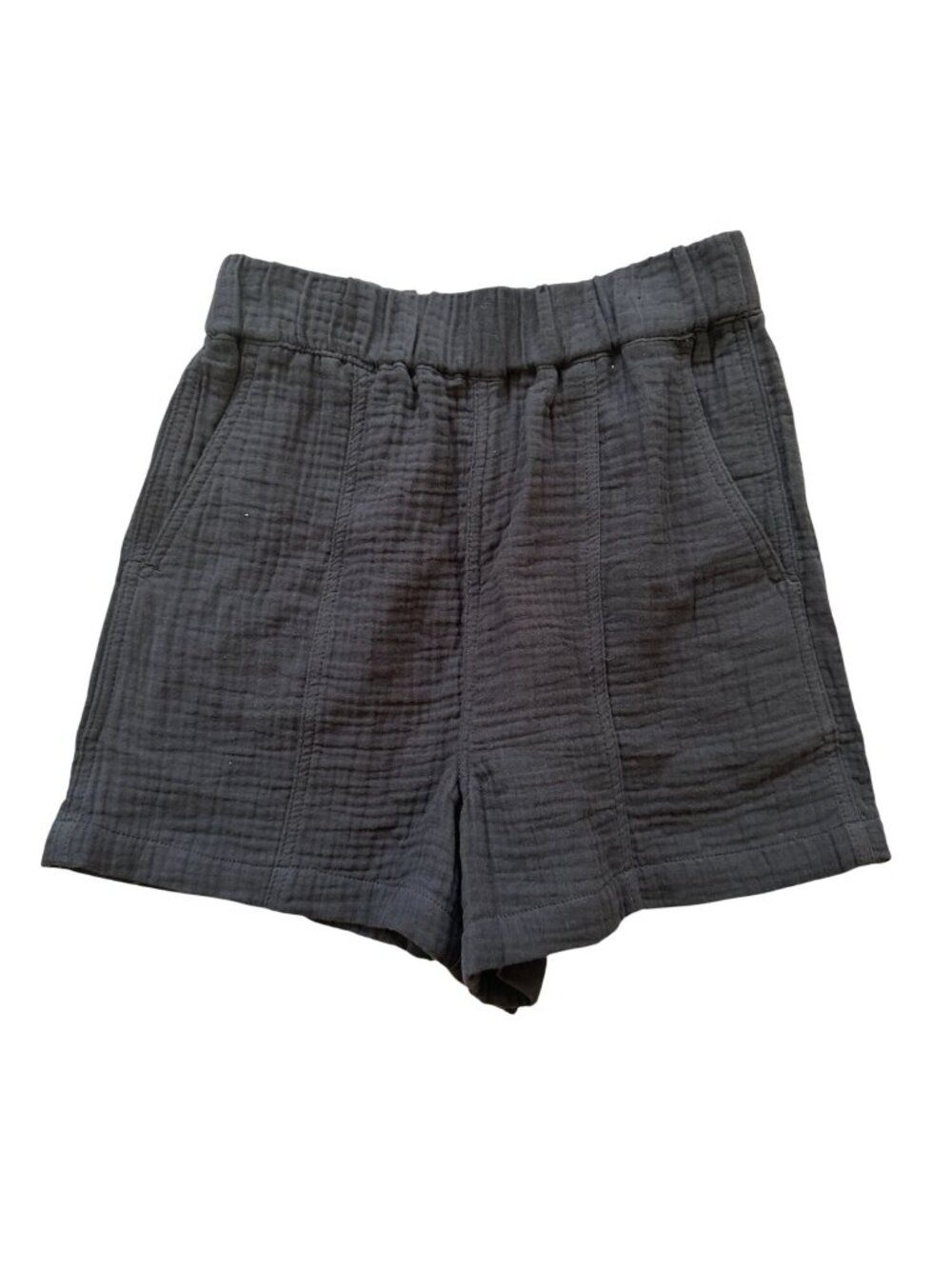 MADEWELL Gray Cotton Blend High Rise Shorts Sz XS NEW with tags